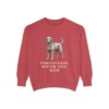 portuguese-water-dog-sweatshirt-mom-crimson Portuguese Water Dog Mom Sweatshirt, Crimson, front view