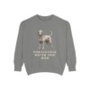 portuguese-water-dog-sweatshirt-mom-grey Portuguese Water Dog Mom Sweatshirt, Grey, front view