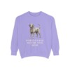 portuguese-water-dog-sweatshirt-mom-violet Portuguese Water Dog Mom Sweatshirt, Violet, front view
