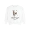 portuguese-water-dog-sweatshirt-mom-white Portuguese Water Dog Mom Sweatshirt, White, front view