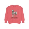 portuguese-water-dog-sweatshirt-watermelon Portuguese Water Dog Sweatshirt, Watermelon, front view