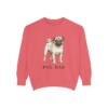 Pug Dad Sweatshirt, Watermelon, front view