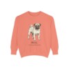 Pug Latin Sweatshirt, Terracotta, front view