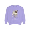 Pug Latin Sweatshirt, Violet, front view