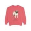 Pug Latin Sweatshirt, Watermelon, front view