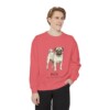 Pug Latin Sweatshirt, Watermelon, person 1 front