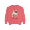 Pug Mom Sweatshirt, Watermelon, front view
