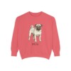 Pug Sweatshirt, Watermelon, front view