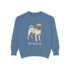 Puggle Sweatshirt, Blue Jean, front view
