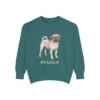 Puggle Sweatshirt, Blue Spruce, front view