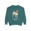 Puggle Dad Sweatshirt, Blue Spruce, front view