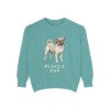Puggle Dad Sweatshirt, Seafoam, front view