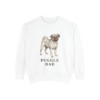 Puggle Dad Sweatshirt, White, front view
