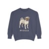 Puggle Sweatshirt, Denim, front view