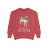 Puggle Humor Sweatshirt, Crimson, front view