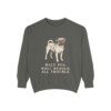 Puggle Humor Sweatshirt, Pepper, front view