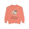 Puggle Humor Sweatshirt, Terracotta, front view