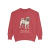 Puggle Latin Sweatshirt, Crimson, front view