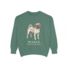 Puggle Latin Sweatshirt, Light Green, front view