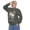 Puggle Latin Sweatshirt, Pepper, person 2 context