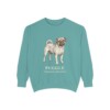 Puggle Latin Sweatshirt, Seafoam, front view