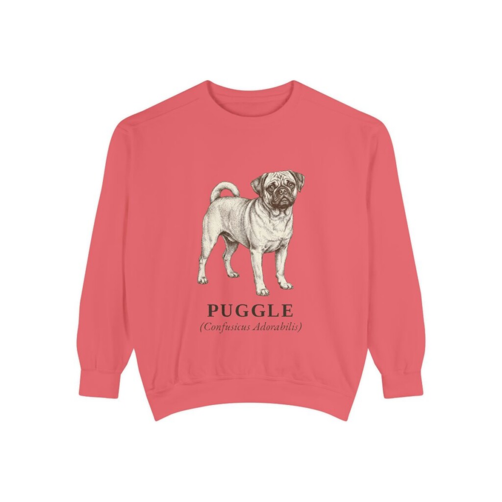 Puggle Latin Sweatshirt, Watermelon, front view