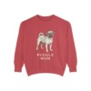 Puggle Mom Sweatshirt, Crimson, front view