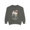Puggle Mom Sweatshirt, Pepper, front view