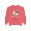 Puggle Mom Sweatshirt, Watermelon, front view