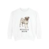 Puggle Mom Sweatshirt, White, front view