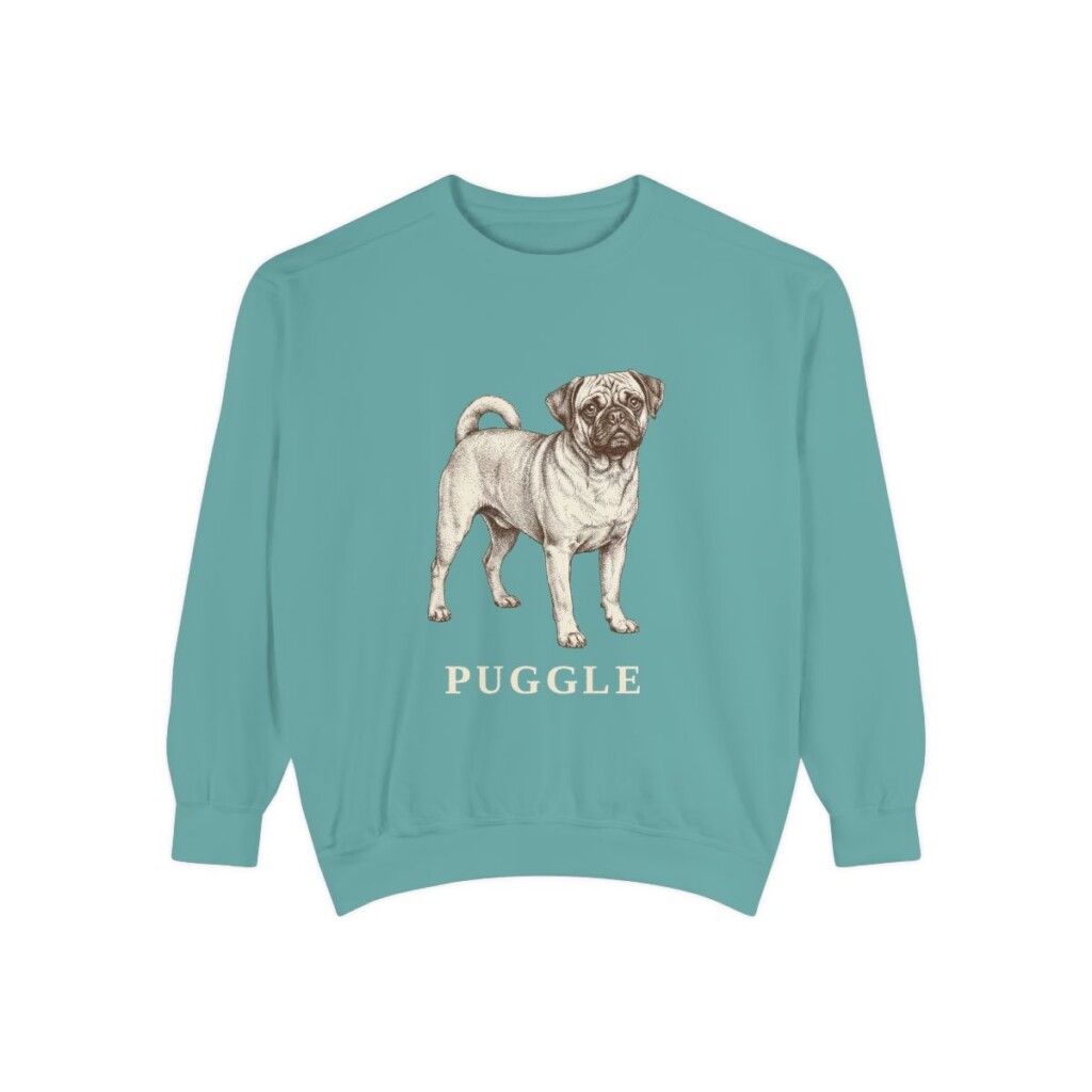 Puggle Sweatshirt, Seafoam, front view