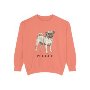 Puggle Sweatshirt, Terracotta, front view