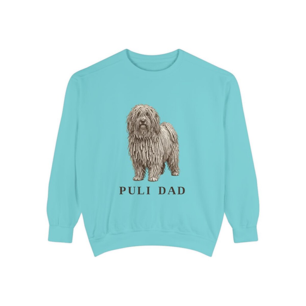 Puli Dad Sweatshirt, Chalky Mint, front view