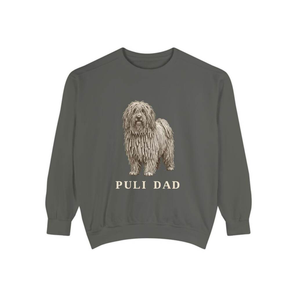 Puli Dad Sweatshirt, Pepper, front view