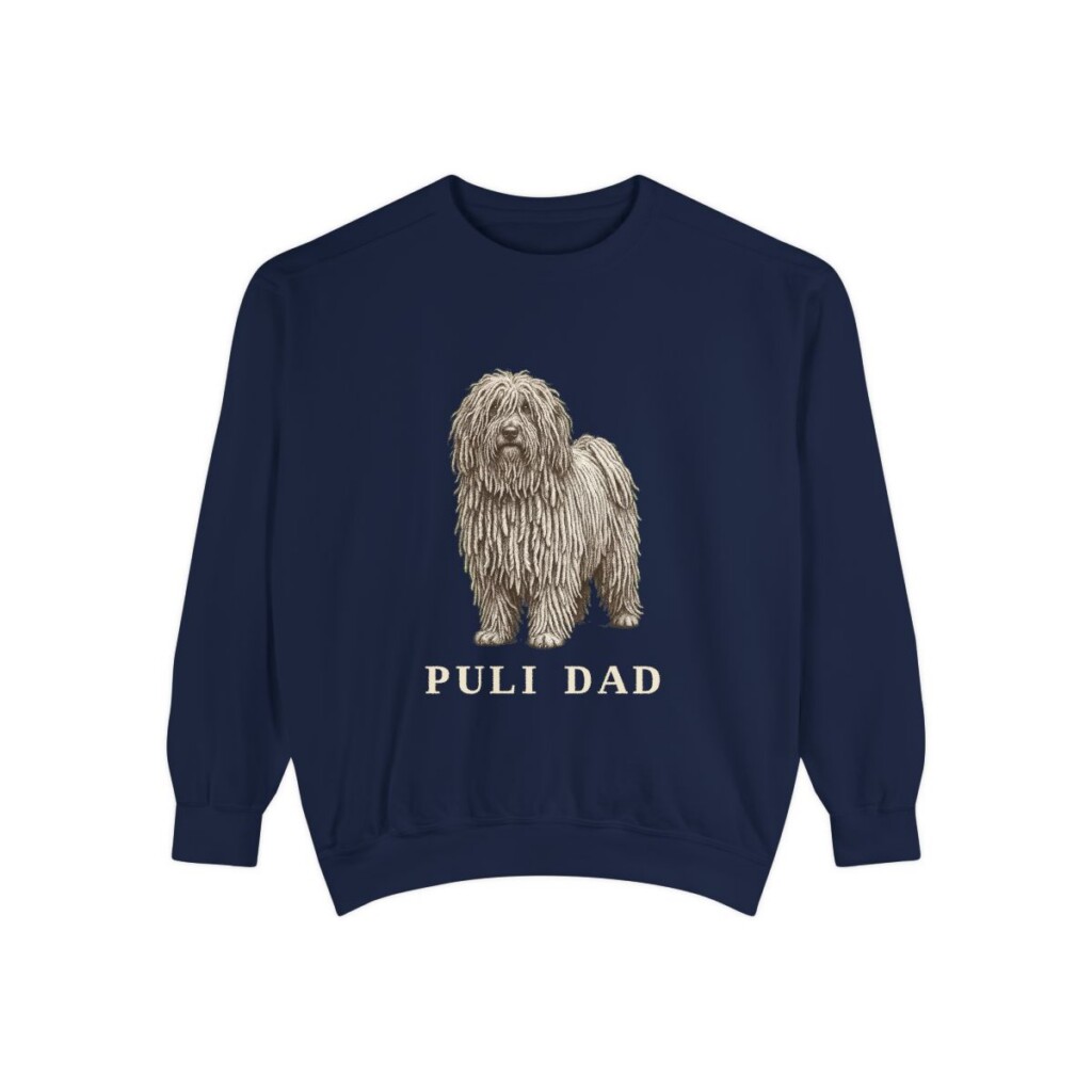 Puli Dad Sweatshirt, True Navy, front view