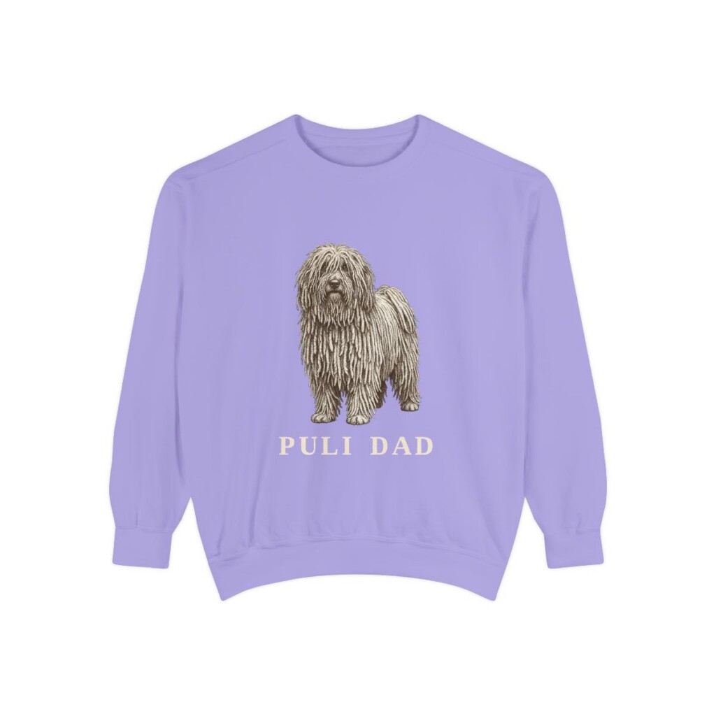 Puli Dad Sweatshirt, Violet, front view