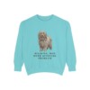 puli-sweatshirt-humor-chalky-mint Puli Humor Sweatshirt, Chalky Mint, front view