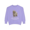 puli-sweatshirt-humor-violet Puli Humor Sweatshirt, Violet, front view