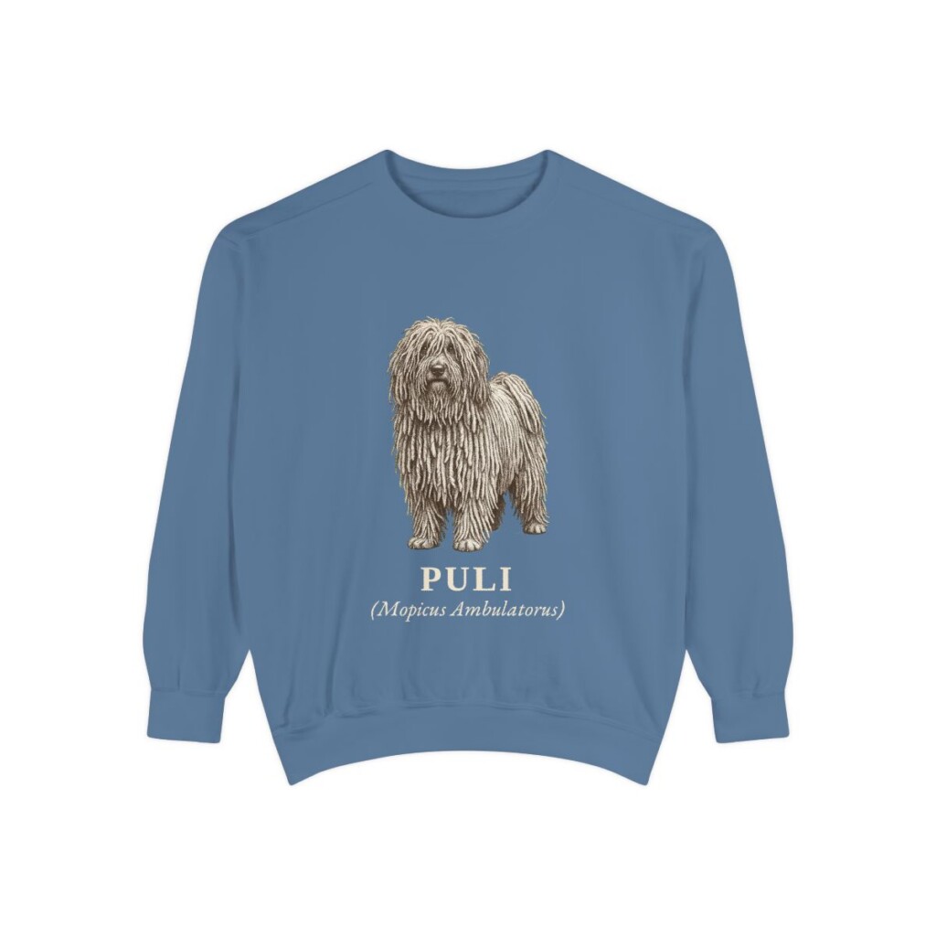 Puli Latin Sweatshirt, Blue Jean, front view