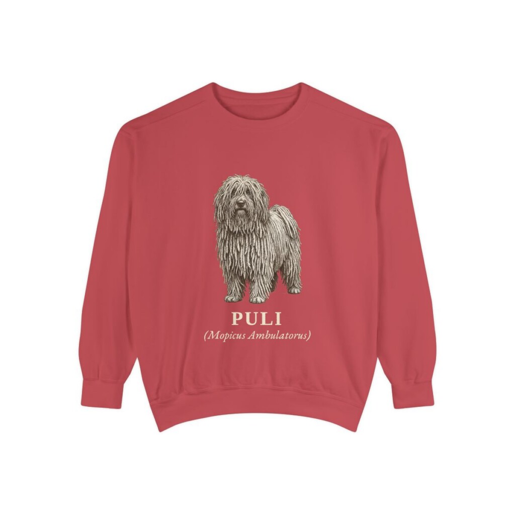 Puli Latin Sweatshirt, Crimson, front view