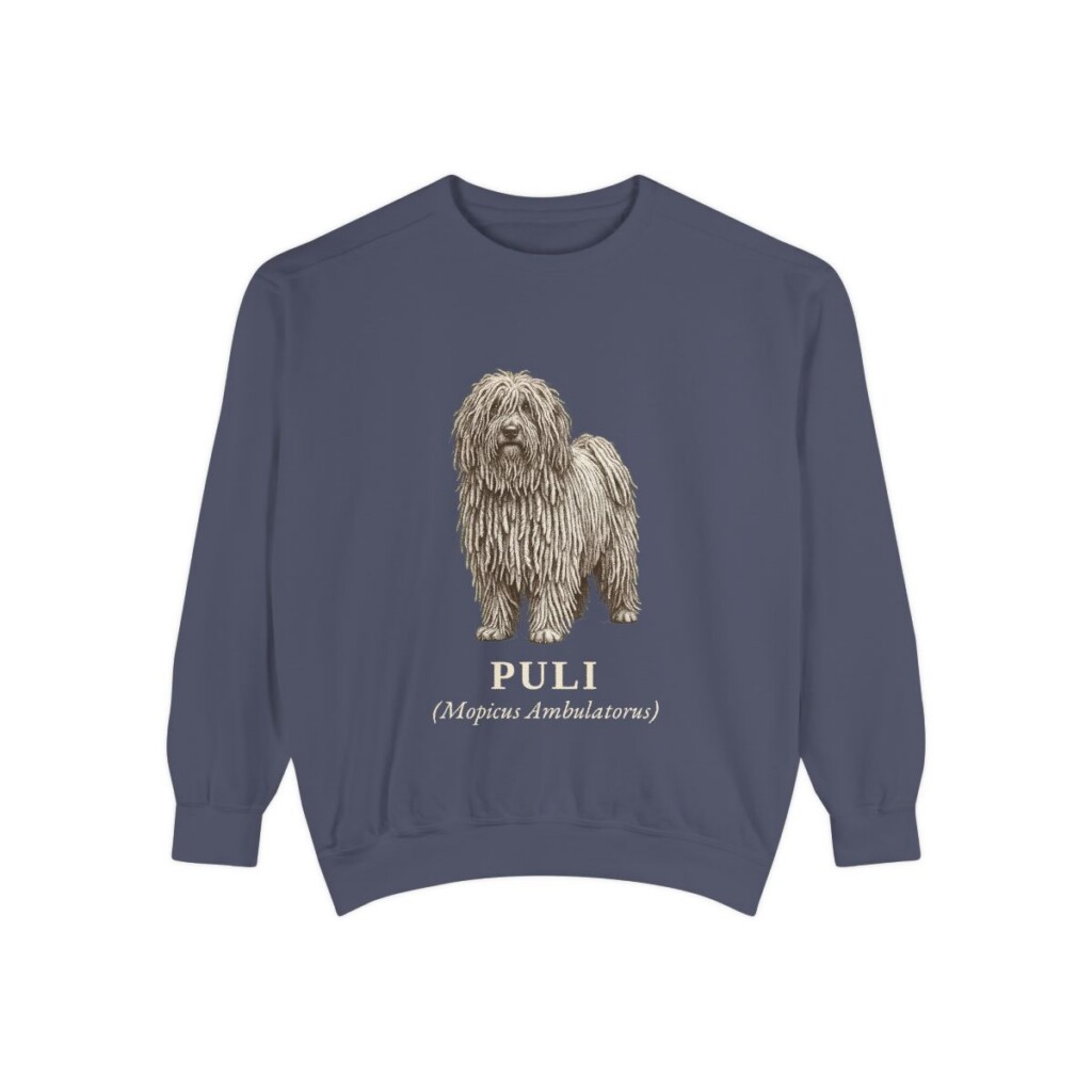 Puli Latin Sweatshirt, Denim, front view