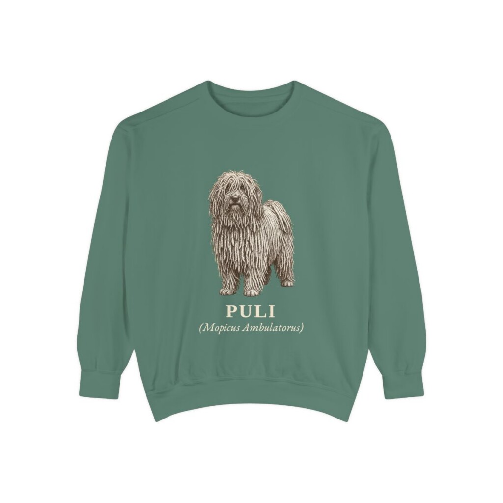 Puli Latin Sweatshirt, Light Green, front view