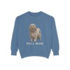 Puli Mom Sweatshirt, Blue Jean, front view