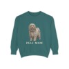 Puli Mom Sweatshirt, Blue Spruce, front view