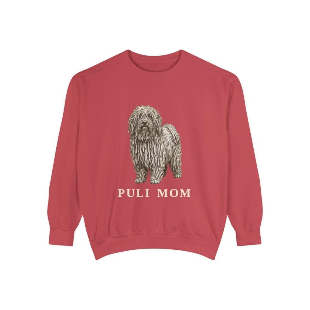 Puli Mom Sweatshirt, Crimson, front view