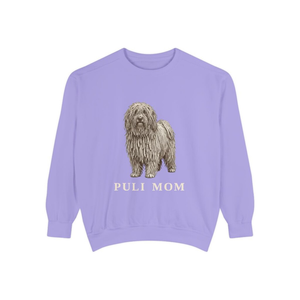 Puli Mom Sweatshirt, Violet, front view