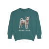 Pumi Dad Sweatshirt, Blue Spruce, front view