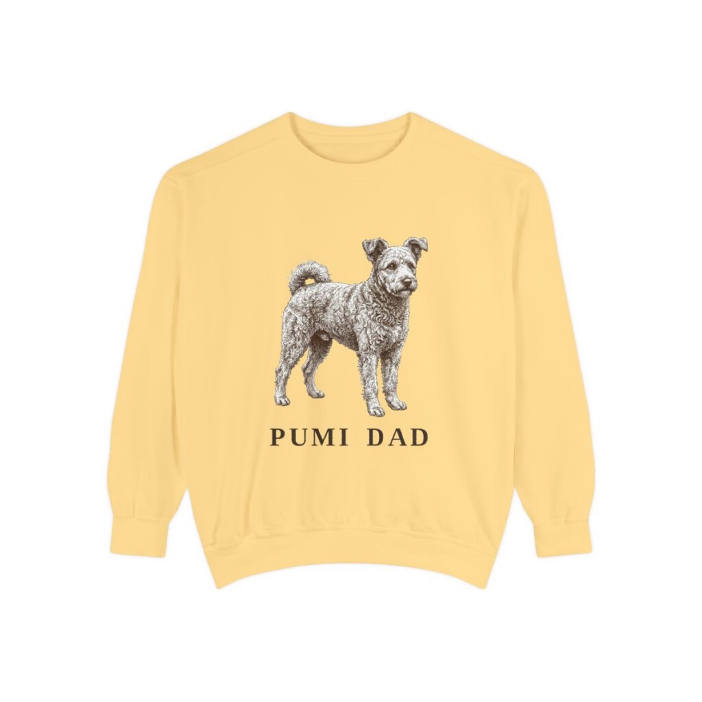 Pumi Dad Sweatshirt, Butter, front view