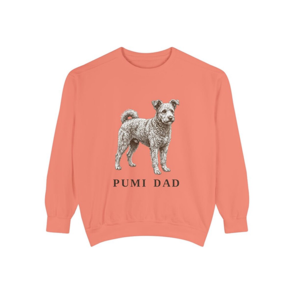 Pumi Dad Sweatshirt, Terracotta, front view