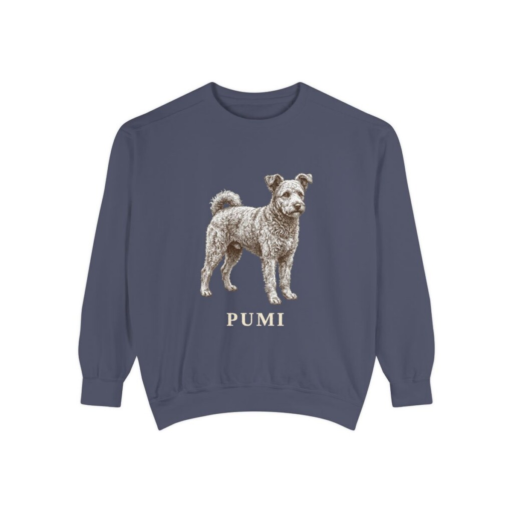 pumi-sweatshirt-denim Pumi Sweatshirt, Denim, front view